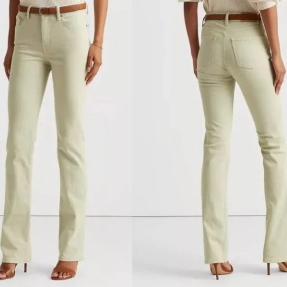 Lauren Ralph Lauren Denim - NWT Lauren by Ralph Lauren Sage Color High Rise Bootcut Jeans Size 16
